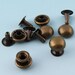 Antique Bronze Double Caped Rivets 100sets 10*8mm Mini Rivets Metal ...
