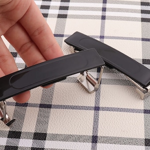Poignée en plastique 3 1/2" Black Box Handle Folding Suitcase Handle Arched Trunk Handle Hardware Leatherware Craft