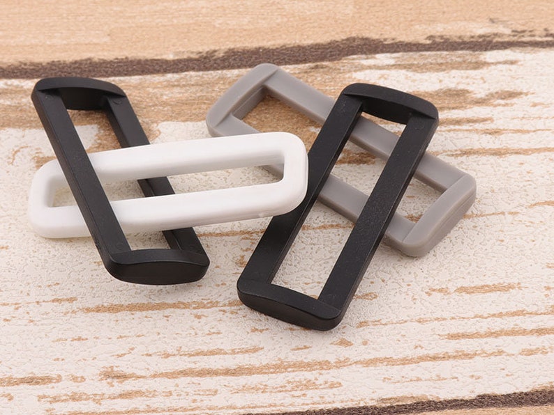 2inch Belt Buckle Strap Rectangle Ring Webbing Ring Bag Buckle Leather Craft 15pcs Rectangle Rings Plastic Purse Ring 50mm