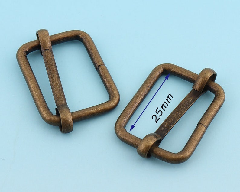 Sourcing Map Métal Échelle Boucle Coulissant Tri-planeur