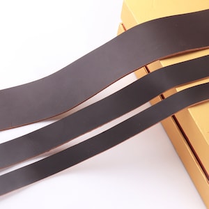 LederStreifen 15-50mm(W) dunkel braun Rindsleder Leder Strap Bag Straps echtes Leder Griffe Gürtelriemen echtes Leder liefert