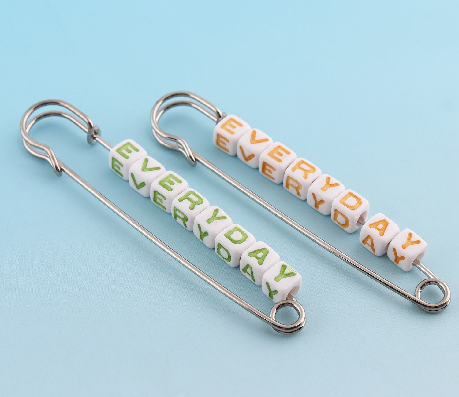 Charming Safety Pins 4pcs 8615mm Silver Safety Pins With Etsy UK