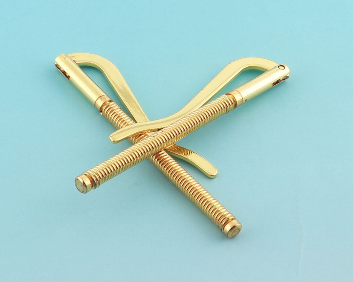 Gold Wallet Clips 210 Pcs 8015 Mm Spring Money Clips DIY Etsy