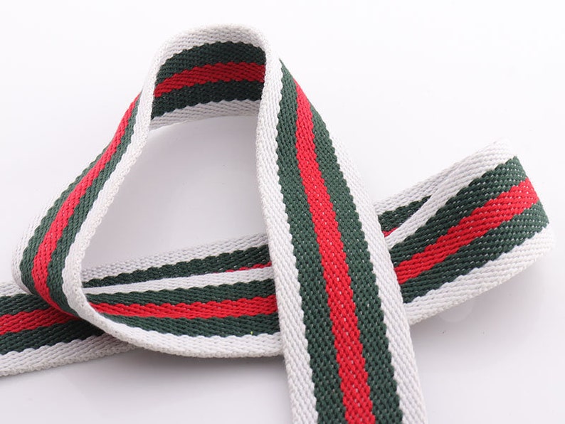 1 12inch Webbing 2 yard -Stripes Straps Webbing Canvas Webbing Key Fobs Strap Webbing Bag Strap