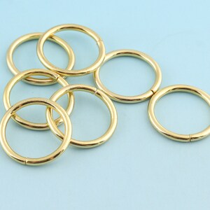 20mm Jump Rings 100pcs Gold Jump Rings Open Jump rings O rings Split Rings for Chain Wholesale Jump Ring Findings