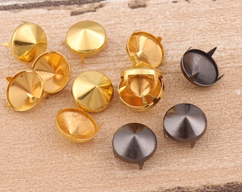 100pcs cabezas de clavo Studs Cone Nailhead 5/8" (15mm)Metal Decorative Upholstery Tacks Nailheads Nailheads Studs