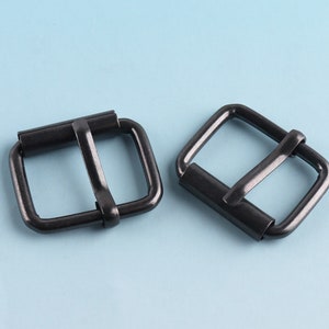 Gunmetal Slide Buckle 20pcs 20mm Adjuster Buckle Tri Bar Buckles Strap Buckle Adjuster Slider Bag Notions