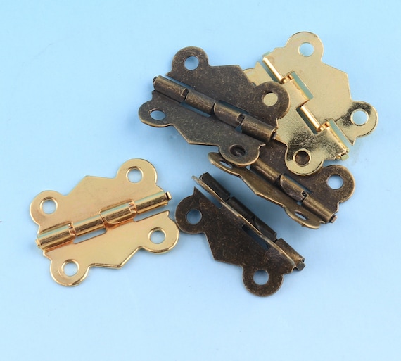 Antique Bronze Hinges 50pcs 25mm Cabinet Hinges Box Hinges Etsy