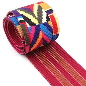 Colorful Webbing 2&quot;(50) mm Stripe Webbing belt Purse Strap Webbing Strap Webbing Dog Collar Canvas Webbing