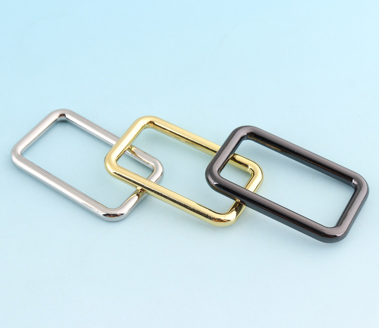 Gold /silver /gunmetal Rectangle Ring 20mm Belt Buckle Unique - Etsy