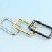 Gold /silver /gunmetal Rectangle Ring 20mm Belt Buckle Unique Rectangle ...