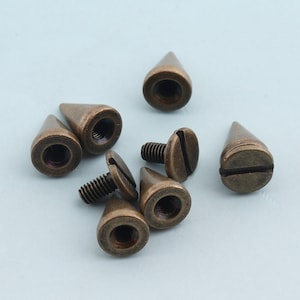 7*11mm Spikes Rivets Mix color Double caped Rivets Sharp Rivets Metal Button Pyramid Rivets Colorful Double Head Rivets Purse Hardware