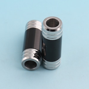 Zwarte magnetische sluitingen 6 mm roestvrijstalen magnetische sluiting voor het maken van armbanden, doe-het-zelfgroothandel