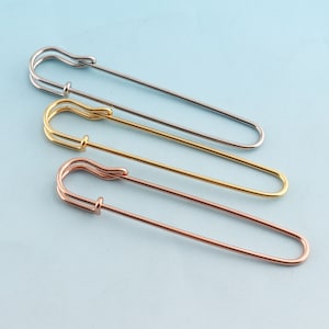 Jumbo-Sicherheitsnadeln, Roségold-Sicherheitsnadeln, 85 mm, bezaubernde Sicherheitsnadeln, Metallnadeln, Brosche, Sicherheitsnadeln, Nähen, Sicherheitsnadeln, Lieferung von Maschenmarkierern