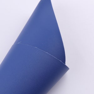 Faux Leather Sheets A4 8*12&quot; Blue Synthetic Leather Soft Vegan Leather Earring Crafts Leather Fabric Leather Supplies
