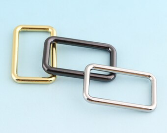 1 5/8" Rechthoek ringen Squae ringen metalen rechthoek gespen voor tassen, handtas, riem, tas handtas lederen craft hardware 4pcs