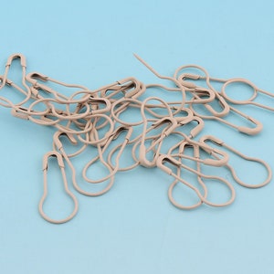 Light Pink Safety Pins 200pcs 21*9mm Mini Bulb Safety Pins Gold Plated Pins Brooch Safety Pins Sewing Safety Pins Supply
