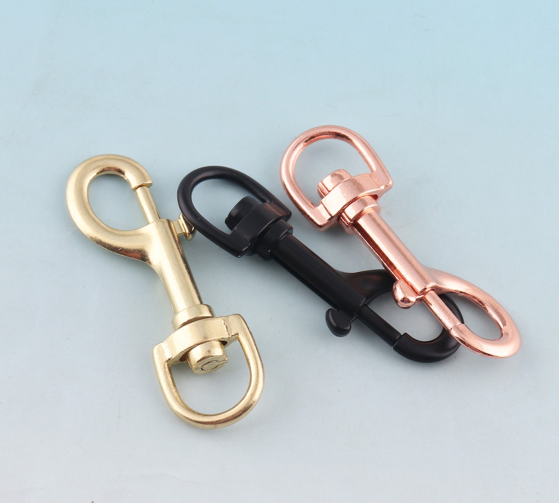 Swivel Clasp for Dog Leash Rose Gold Snap Hook Metal Lobster Etsy