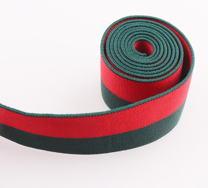 Green Elastic bing 1.5inches bing strap Elastic band webbing