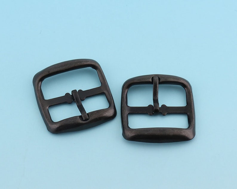 Black Belt Buckle 10pcs 22mm Metal Adjuster Buckle Tri Bar Buckles Strap Buckle Adjuster Slider Bag Making Accessories