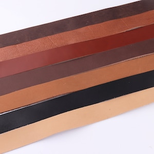 Lederband 1&quot;(W) bunte Lederstreifen echtes Leder Streifen Multi Farbe Rindsleder Griffe Gürtelriemen natürliche Leder liefert