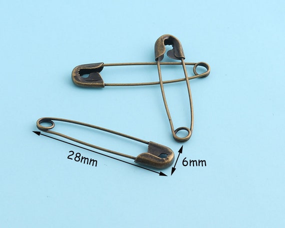 Bronze Safety Pins 100pcs 286mm Mini Bulb Safety Pins Gold Plated Pins Hang  Tags Safety Pins Sewing Safety Pins Supply 