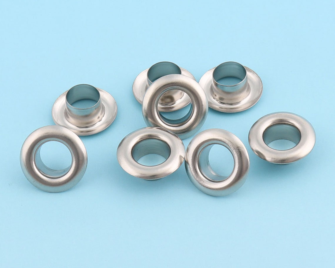 Silver Eyelets 100pcs 12mm Round Grommet Eyelets for Sewing Etsy