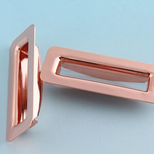 Large Rose Gold Eyelets 15pcs 40mm Rectangle Grommet Eyelets With ...