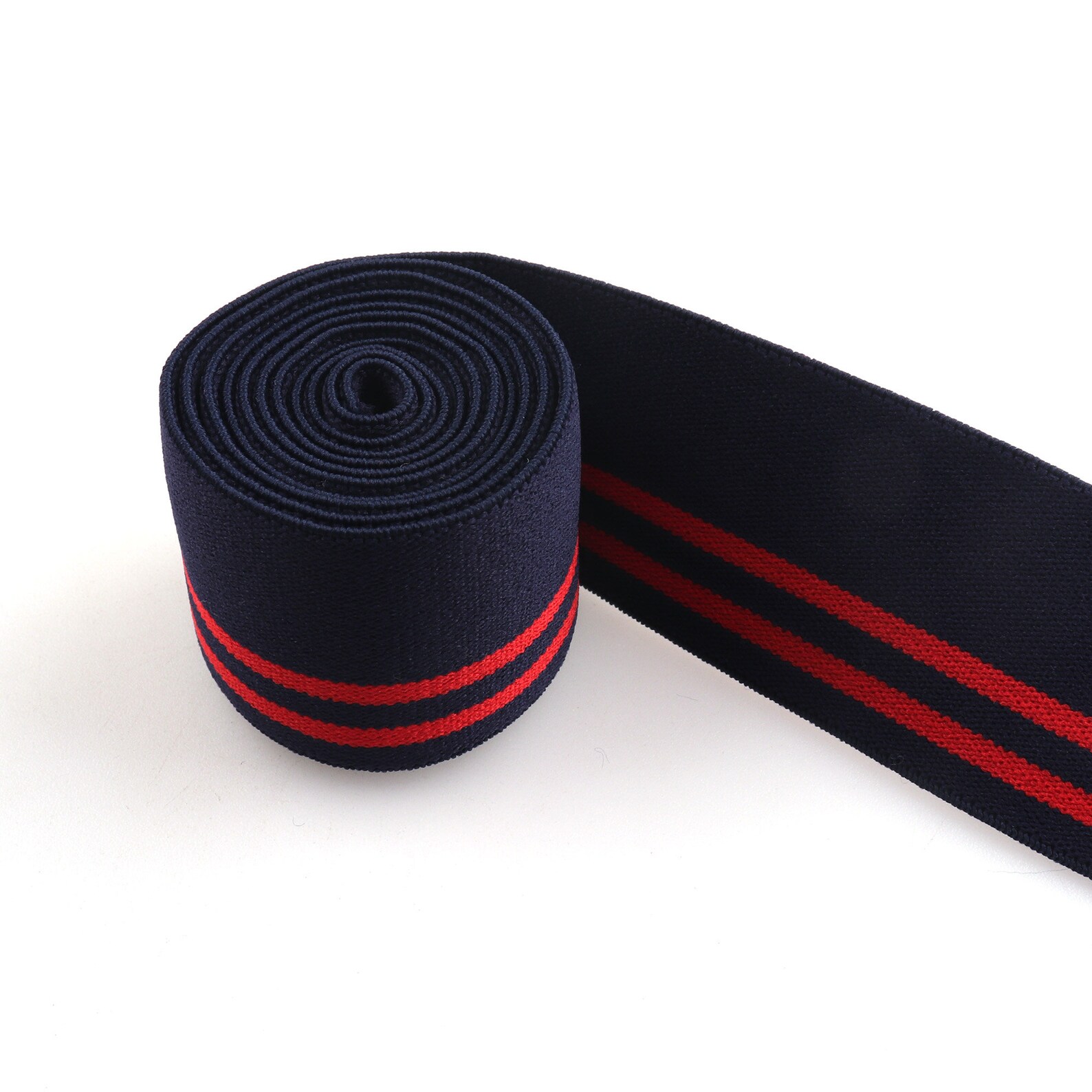 Soft Elastic bing Strap 1.5inches Red Elastic Band Stripes Etsy