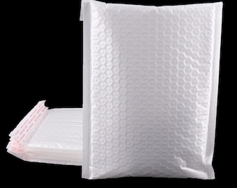 Buste a bolle bianche 7 9" Mailing Bags Bubble shipping bags Light weiht Bubble Mailers Foam Envelope Bag Protective Padded Wrap