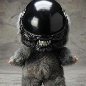 Alien Xenomorph Huvudmask, Monstermask, Original Design & Handmålning