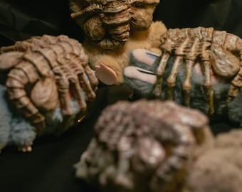 Alien Facehugger-masker voor pop, Monster Face Hugger-masker, handgeschilderd