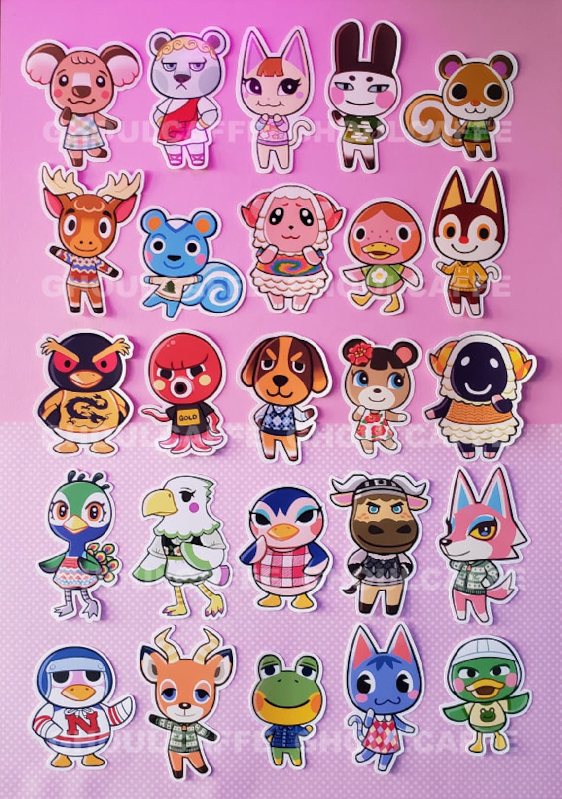 ACNH Villagers 121 Different Villagers Etsy Canada