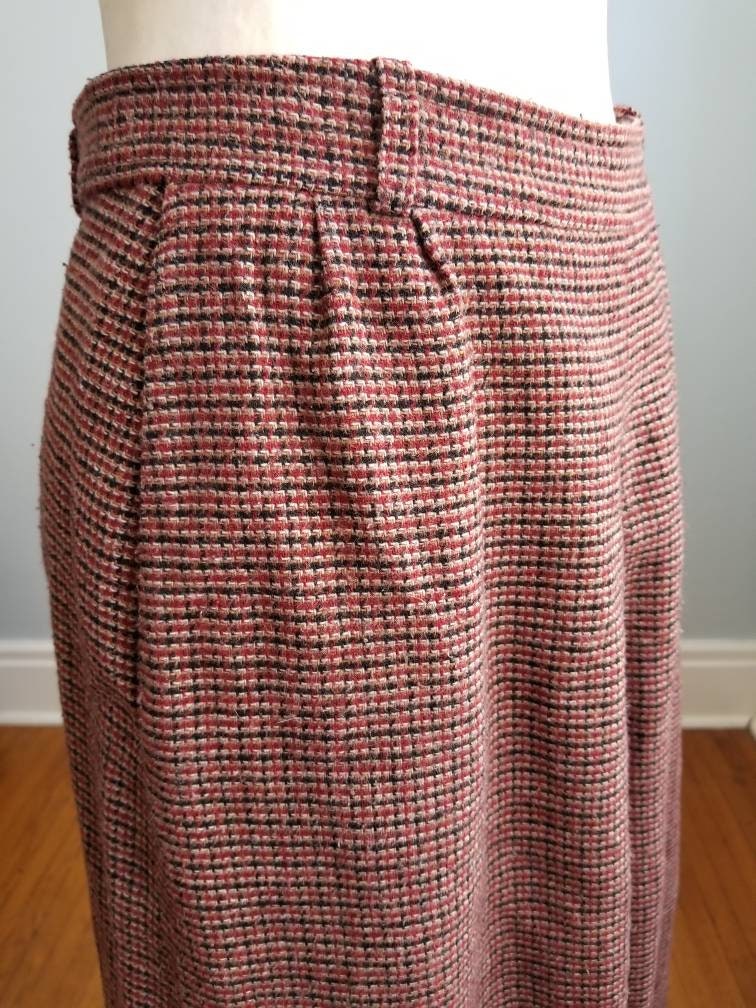 Maxi Skirt Pleated Skirt Pencil Skirt Plaid Womens Plaid | Etsy