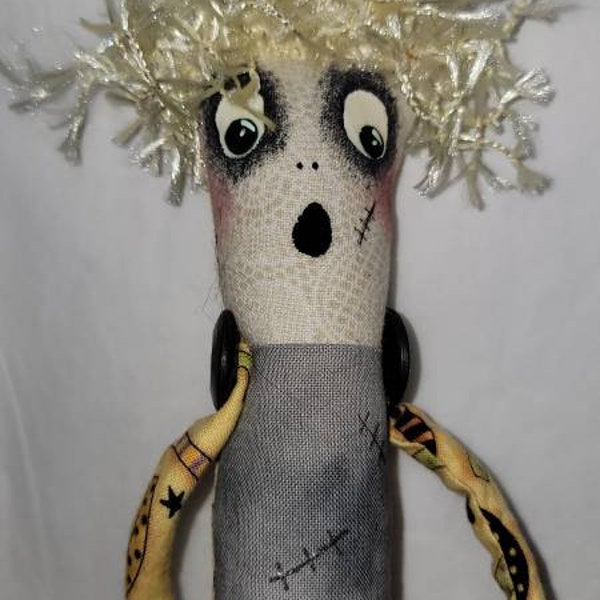 OOAK Monster art Doll, handmade doll, spooky doll, creepy doll, weird doll, strange doll