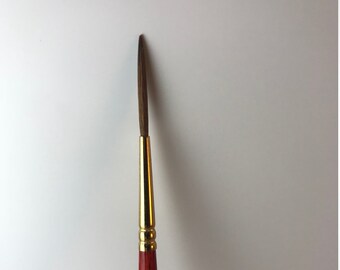 Winsor & Newton, Lettering Brush, Septre Gold 11, Vintage Brush, Father's Day Gift, Graduation Gift, Watercolor Brush, Round Brush