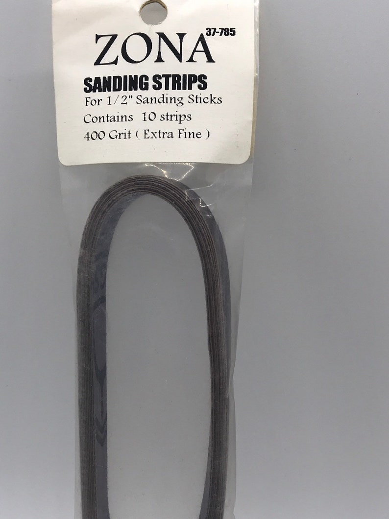 Sanding Strips/ Zona/ 400 Grit Sandpaper/ Extra Fine Sandpaper Etsy