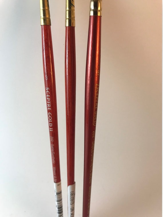 Winsor & Newton Sceptre Gold 404 Round long handle size 0 Winsor & Newton Sceptre Gold 404 Round long handle size 0