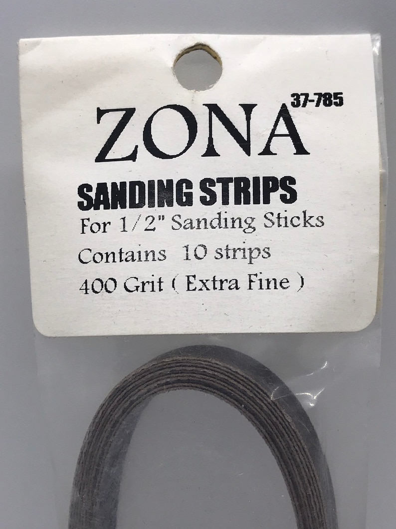 Sanding Strips/ Zona/ 400 Grit Sandpaper/ Extra Fine Sandpaper Etsy