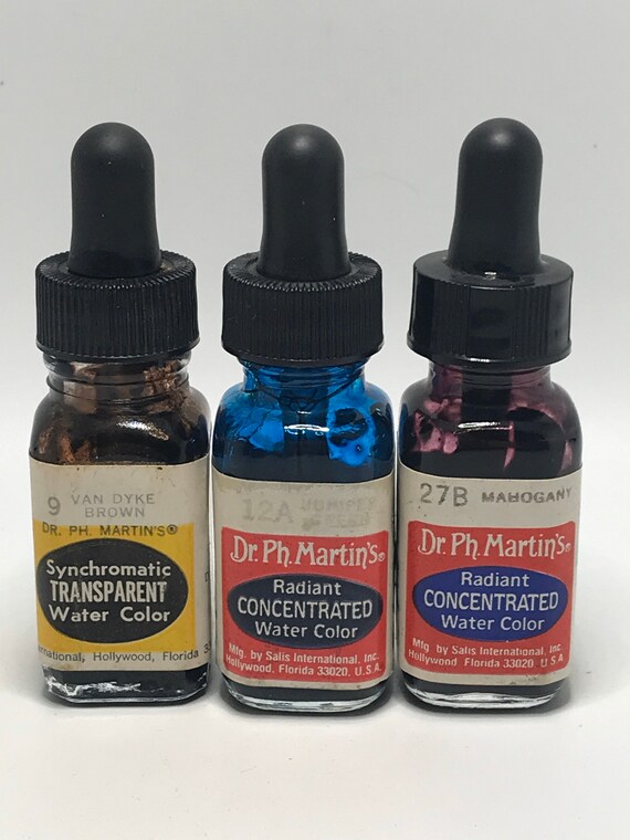 Dr Ph Martins Radiant Concentrated Water Color Transparent Etsy Dr Ph Martins Radiant Concentrated Water Color Transparent Etsy