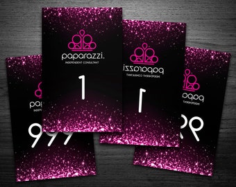 Paparazzi numbers | Paparazzi Numbers Cards | Normal + Mirrored 1-1000 | live sale numbers | number tags | Read description before buying