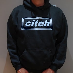 Sudadera con capucha "citeh" inspirada en Manchester City Oasis (Man City MCFC)
