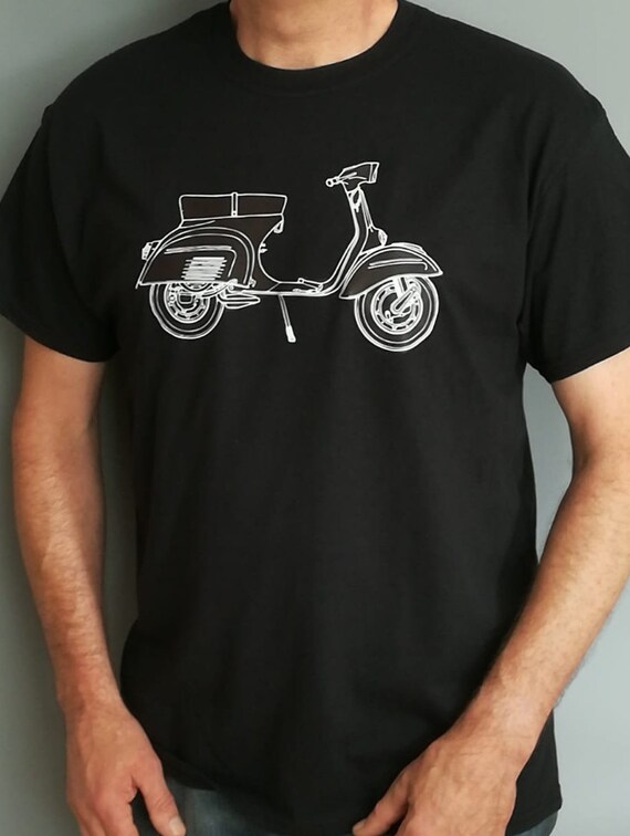 MOD SKA Northern Soul Scooter Vespa T Shirt Retro Classic Tee Vintage