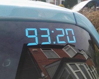 Manchester City 93:20 Sticker Vinyl Decal (Man City MCFC) Pack of 3