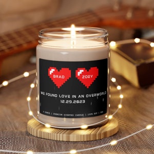 custom gift gamer love, Valentines gamer boyfriend girlfriend, gamer stress candle, stress relief for video game playing,