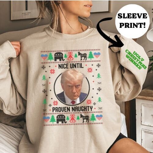 Trump Ugly Sweater Etsy