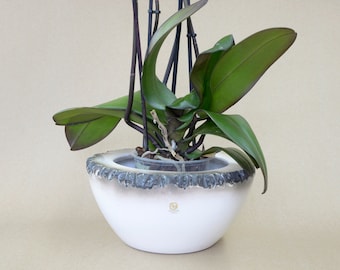 Ikebana Vase / Large Ceramic Bowl / Unique Orchid Pot / Plant Pot / Handmade Planter / Wabi Sabi / Ceramic Vase