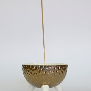 Ceramic Smudge Bowl / Offering Bowls / Incense Stick Holder image 3