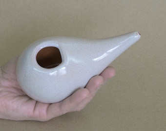 Neti Pot Drop / Handmade Ceramics / Yoga Jala Neti