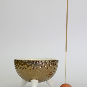 Ceramic Smudge Bowl / Offering Bowls / Incense Stick Holder image 2